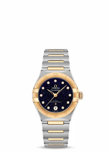 Omega Constellation Manhattan 29 Co-Axial Master Chronometer Stainless Steel / Yellow Gold / Aventurine 131.20.29.20.53.001 (13120292053001)